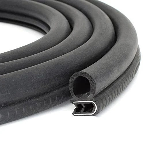 Custom Automobile Door Window Weather Ability EPDM Rubber Seal Strip